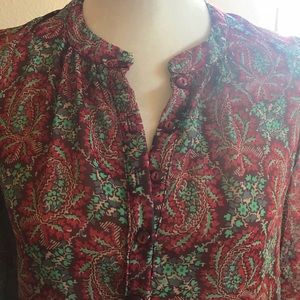 *$10 or FREE with another purchase* Paisley Blouse